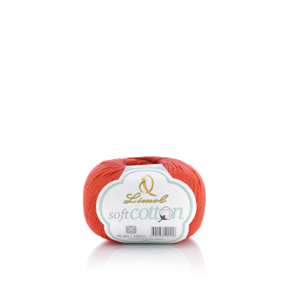 LIMOL- Fio Soft Cotton 50gr Laranja Escuro