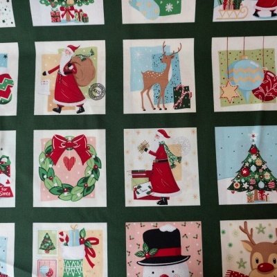 Painel Faixas Natal Makower 60x110cm