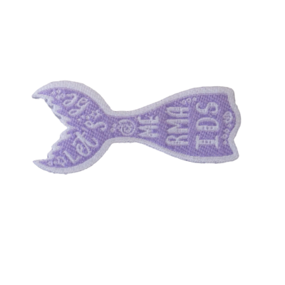 FG - Emblema Tecido Sereia cauda Lilás