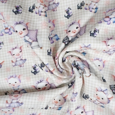 Tecido Fabricart Pig Xadrez 150CM