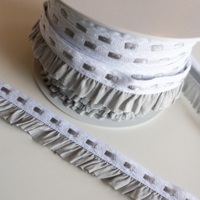 FG-Passe fita c/folho Cinza 30mm