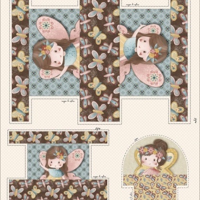 PAINEL Necessaire Fadas e Borboletas