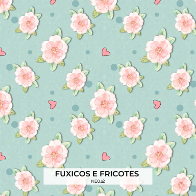 Tecido Fuxicos Floral  Viagem 150CM