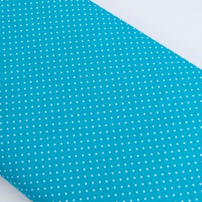 POPPY - Tecido Pintas Pequenas Turquesa 150cm