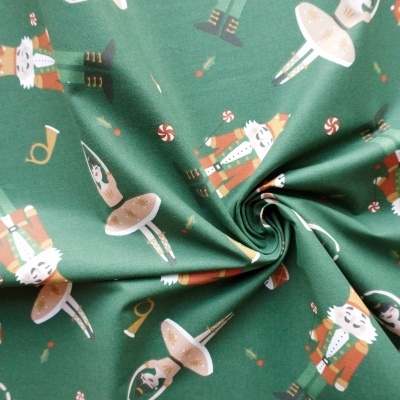 DT-Tecido Quebra Nozes e Bailarina Natal 150cm