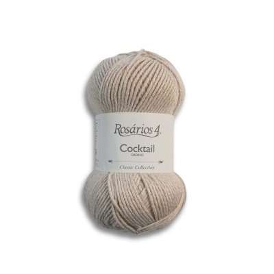 Rosários 4- Cocktail Grosso Cor Bege