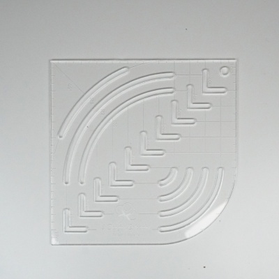 Régua Cantos e Curvas 12x12 3DC