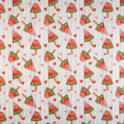 Tecido Fuxicos Mini Melancias Pic Nic 150cm