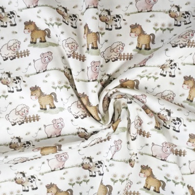 Tecido Fuxicos ANIMAIS VIDA NO CAMPO 150cm