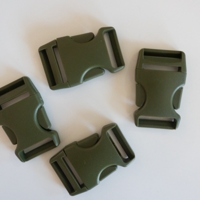 Fecho Plastico Verde Seco 30mm