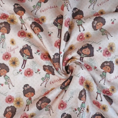 Tecido Fuxicos Boneca Alegria 150cm