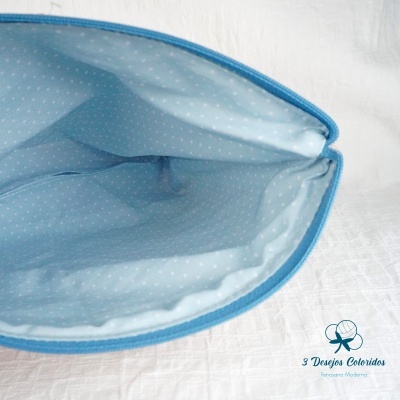 Necessaire Ratinhos Costureiros Rosa