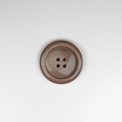 Botão Redondo Castanho Claro 25mm