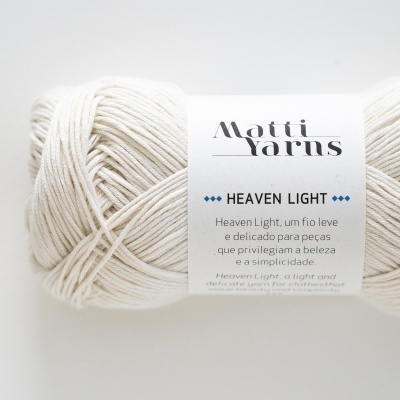 Matti Yarns- Fio Heaven Light 50gr Cor Cru
