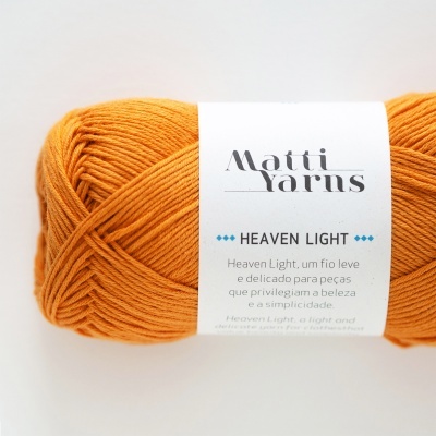Matti Yarns- Fio Heaven Light 50gr Cor Laranja
