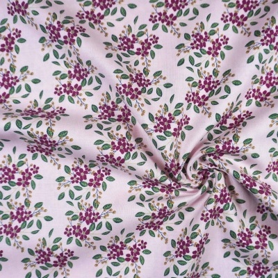 Tecido Riley Blake Whimsical Rosa Flores Magenta 110cm