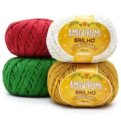 Fio Amigurumi Brilho Circulo
