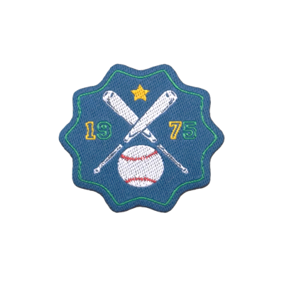 FG - Emblema Tecido 2 Tacos Basebol