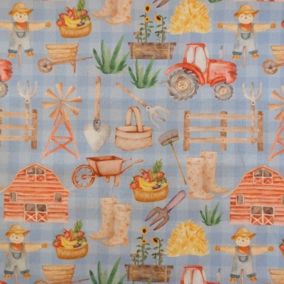 Tecido Harmonia Trator da Quinta 150CM