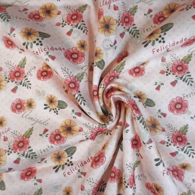 Tecido Fuxicos Floral Alegria 150cm