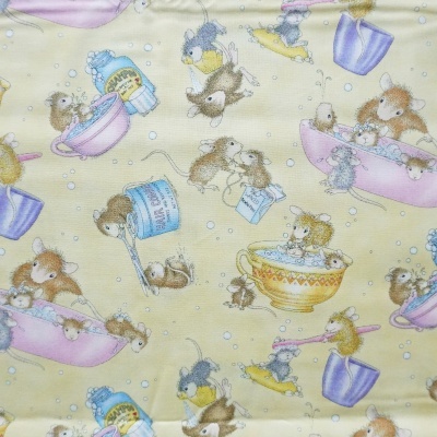 Tecido Ratinhos no Banho 110cm