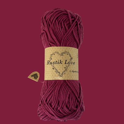 Selva- Fio Rustik 8/8 50gr Red Plum