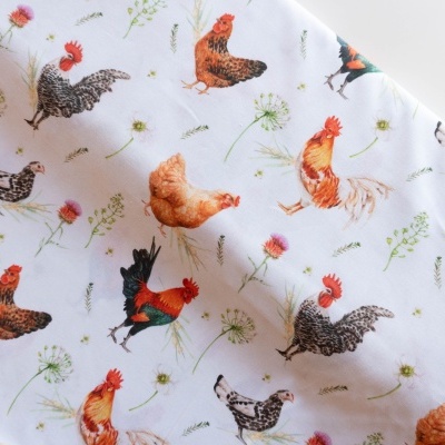 Tecido Quinta Galinhas 150CM