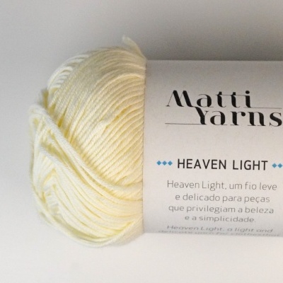 Matti Yarns- Fio Heaven Light 50gr Cor Amarelo