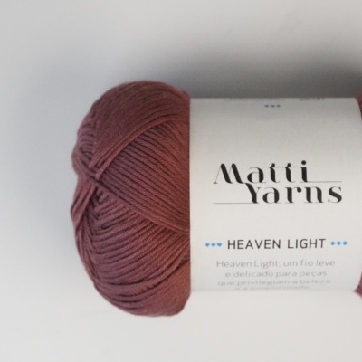 Matti Yarns- Fio Heaven Light 50gr Cor Castanho