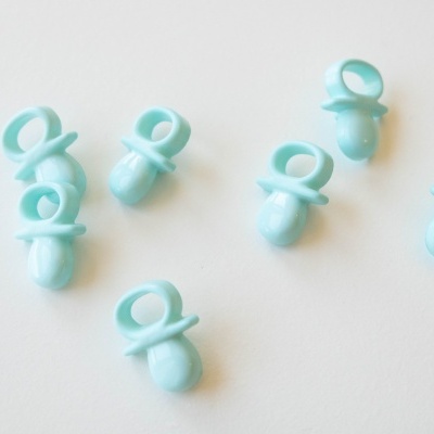 Botão Chupeta Baby Azul