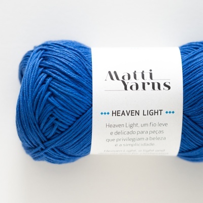 Matti Yarns- Fio Heaven Light 50gr Cor Azul