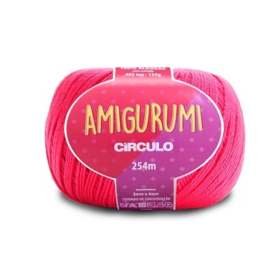 Circulo- Fio Amigurumi 125gr Cor 3334 - TULIPA