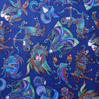 Tecido Desenhos Zodiaco 110cm