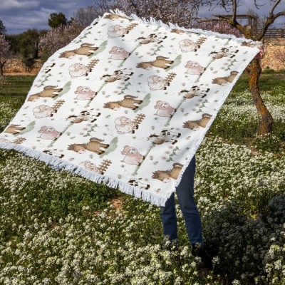 Tecido Fuxicos HEXÁGONO VERDE OLIVA 150cm