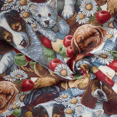 Tecido Gobelin Cães 140CM