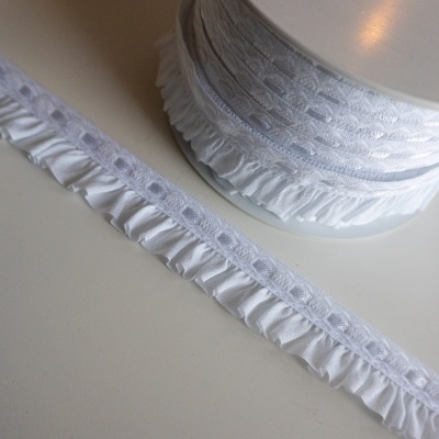 FG-Passe fita c/folho Branco 30mm