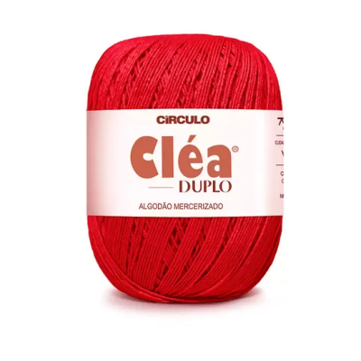 Circulo- Fio Cléa Duplo 3402 Vermelho Círculo
