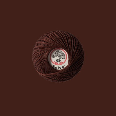 Selva- Fio N6 Castanho Escuro
