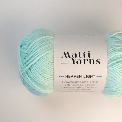 Matti Yarns- Fio Heaven Light 50gr Cor Verde