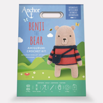 Anchor- Kit Amigurumi Benji the Bear