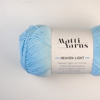 Matti Yarns- Fio Heaven Light 50gr Cor Azul