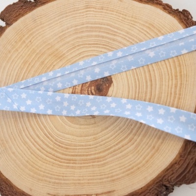 Fita de viés estrelas 18mm - cor 267