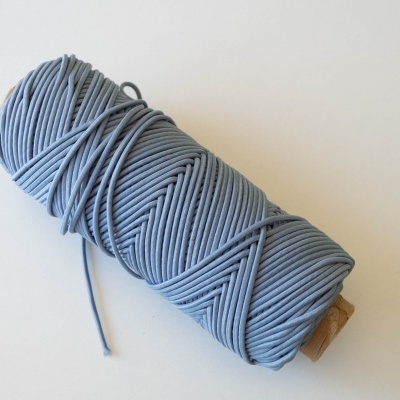 Elástico Rolinho azul ganga  2mm