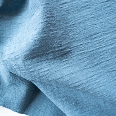 Quiltgate- Tecido Wrinkled Dyed Dobby Petroleo 110cm