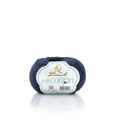 LIMOL- Fio Soft Cotton 50gr Azul Escuro