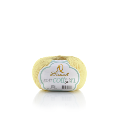 LIMOL- Fio Soft Cotton 50gr  Amarelo Bebé