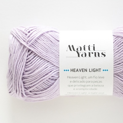 Matti Yarns- Fio Heaven Light 50gr Cor Lilás