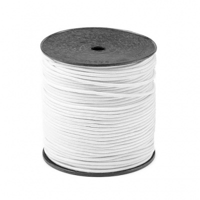 FG - Elástico Rolinho Branco 2mm