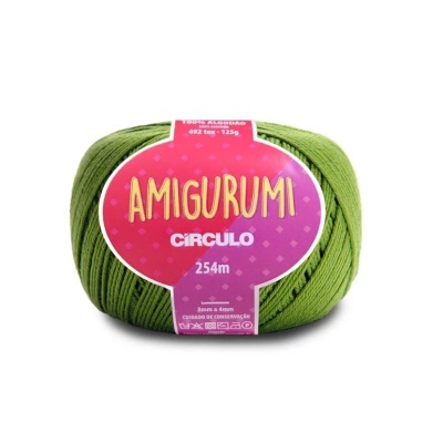 Circulo- Fio Amigurumi 125gr Cor 5203 - Greenery