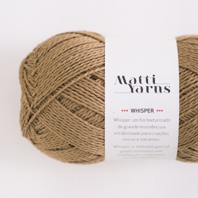 Matti Yarns- Fio Whisper 200gr Cor Castanho